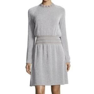 Tory Burch Gray Mini Dress